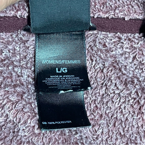 The North Face Jacket Womens Large Full Zip Fleece Fuscia Red Fuzzy Soft Winter - Picture 6 of 12